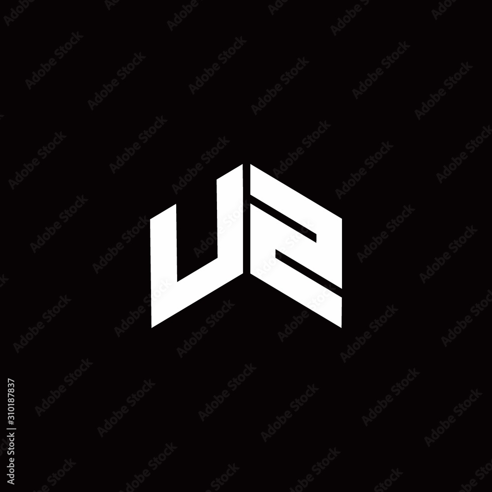 UZ Logo monogram modern design template UZ Logo monogram modern design template