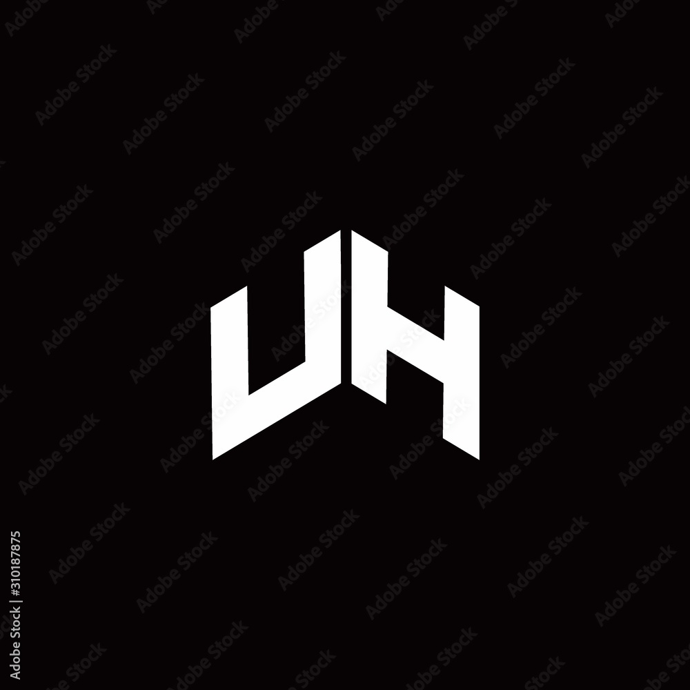 UH Logo monogram modern design template UH Logo monogram modern design template
