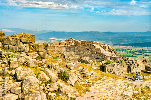 Ruins of the ancient city of Pergamon in Turkey