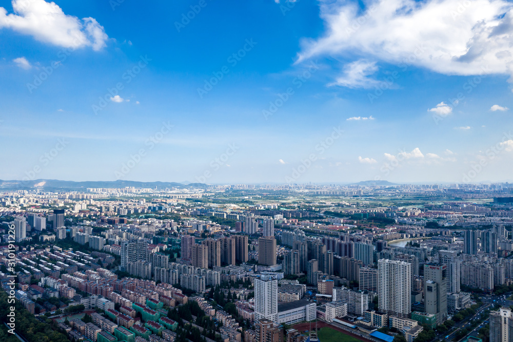 Nanjing City, Jiangsu Province, urban construction landscape