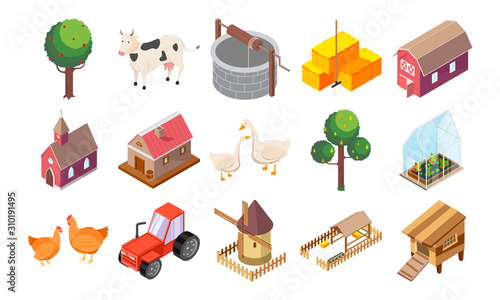 Countryside Icons Set