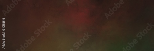 very dark pink, old mauve and dark olive green colored vintage abstract painted background with space for text or image. can be used as header or banner