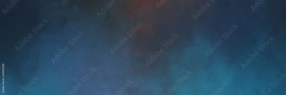 abstract painting background texture with dark slate gray, teal blue and old mauve colors and space for text or image. can be used as header or banner