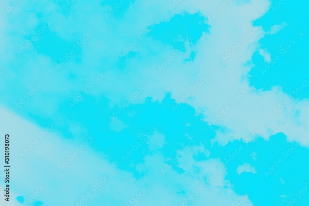 Blue aqua color turquoise abstract gradient background