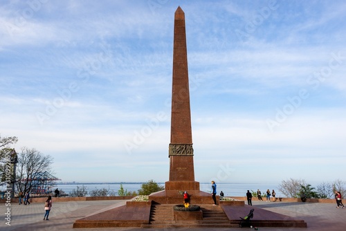 Monument to the Unknown Sailor in Odessa  Ukraine