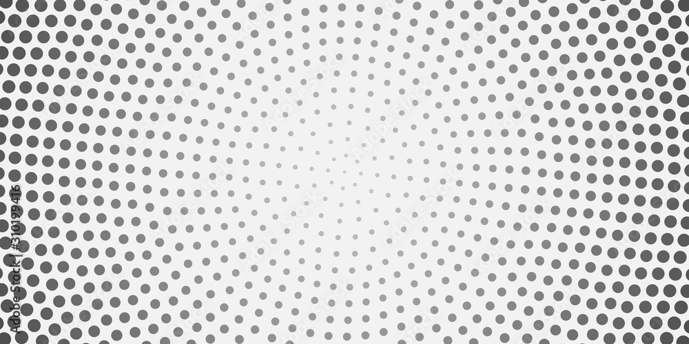 Halftone circle Background. Abstract vector illustration.