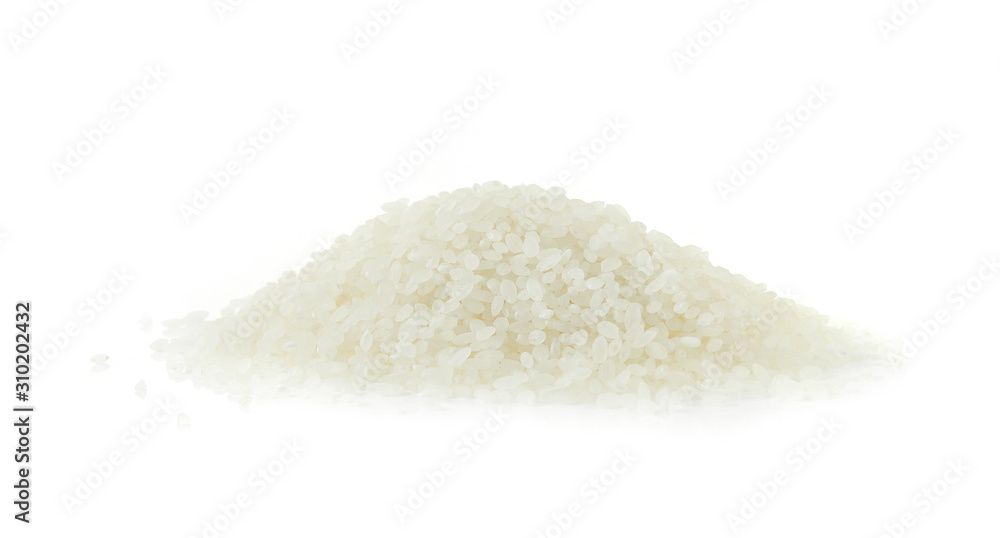 rice grains isolated on white background rice grains isolated on white background
