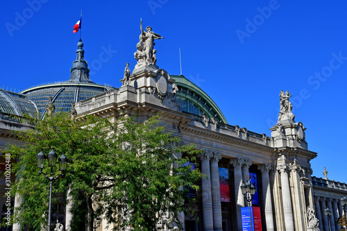 Paris; France - september 30 2018 : Grand Palais