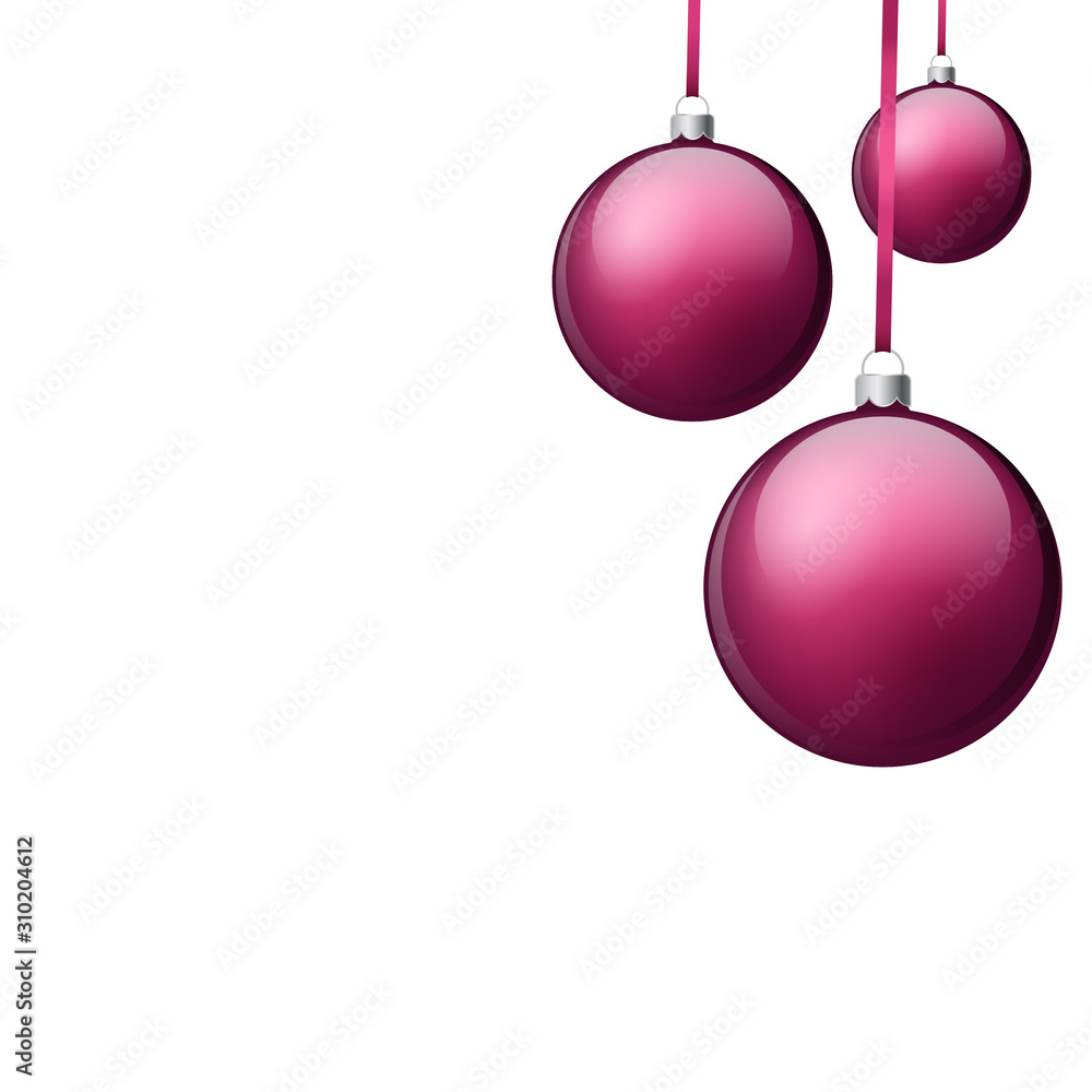 Holiday decoration ball background with empty space for text Holiday decoration ball background with empty space for text