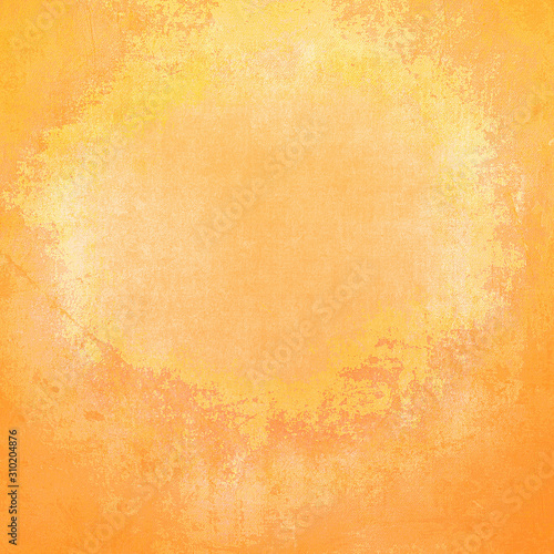 Multi Colored Yellow Orange Linen Grungy Textured Background