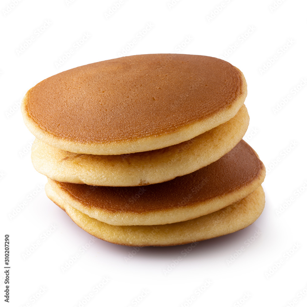 Dorayaki is japanese pancakes isolated on white background. Dorayaki is japanese pancakes isolated on white background.