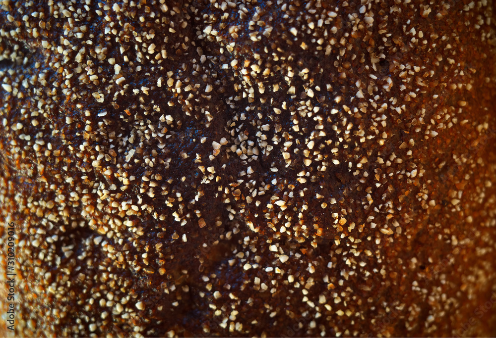 Cereal grain bread texture background