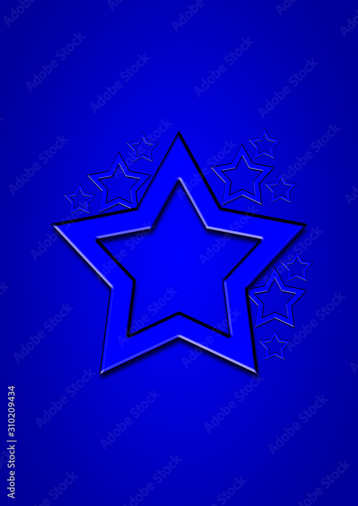 Abstract, simple background with stars Abstract, simple background with stars
