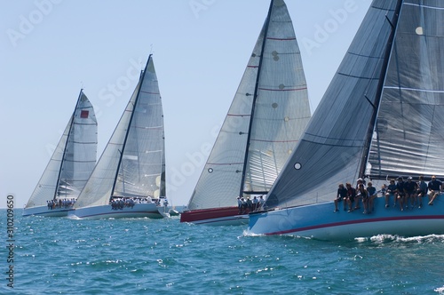 Yachts Compete In Team Sailing Event © moodboard