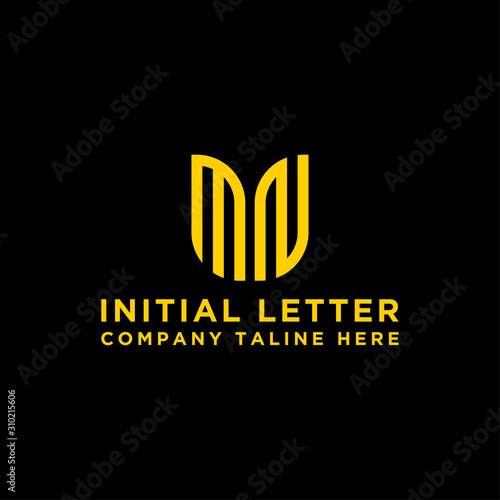Inspiring company logo designs from the initial letters of the MN logo icon. -Vectors