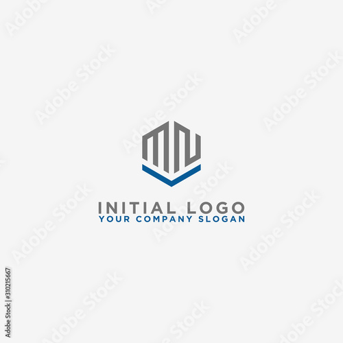 Inspiring company logo designs from the initial letters of the MN logo icon. -Vectors