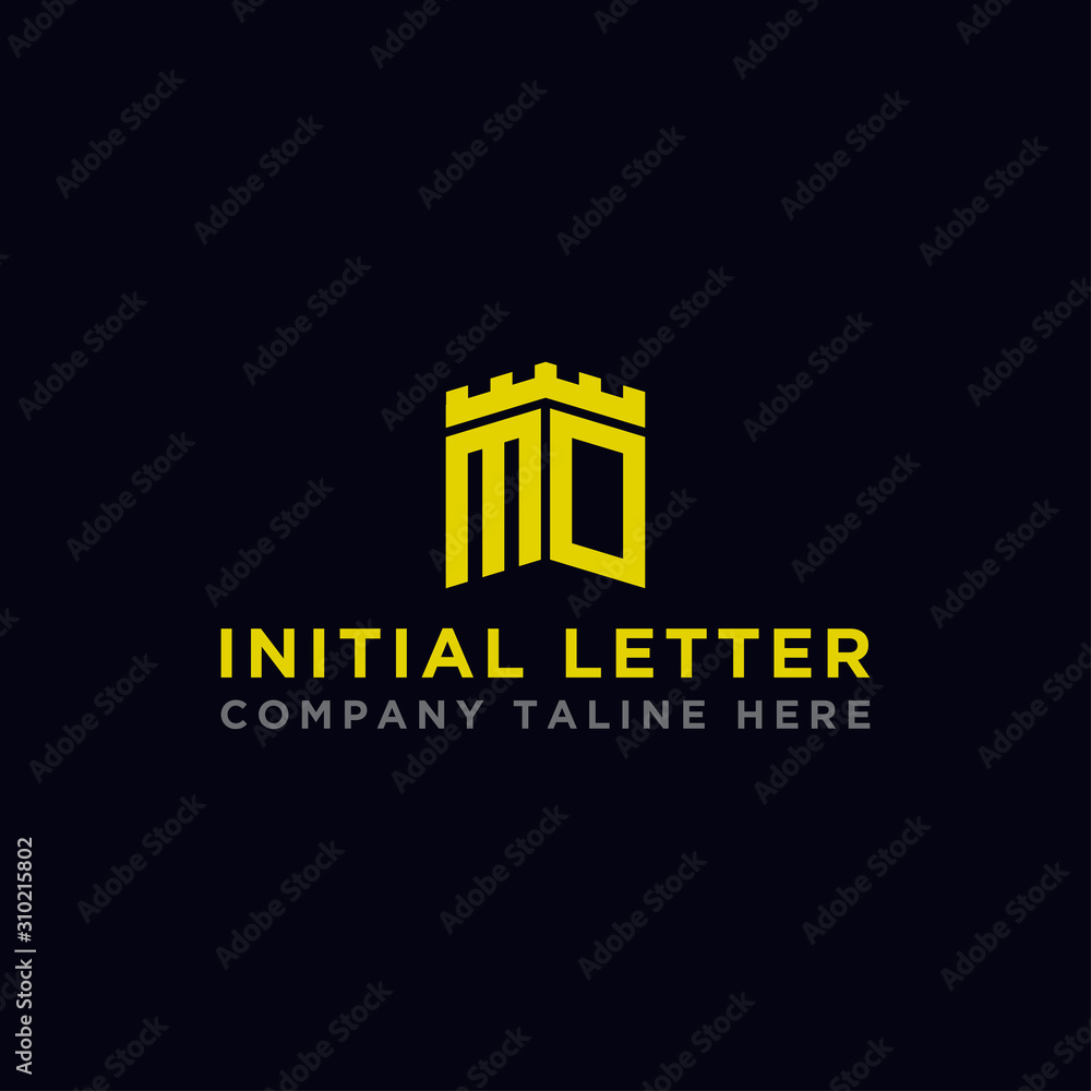 Inspiring company logo designs from the initial letters of the MO logo icon. -Vectors