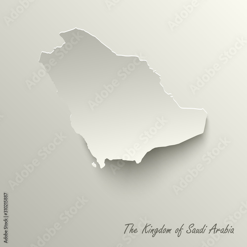 Abstract design map the Kingdom of Saudi Arabia template