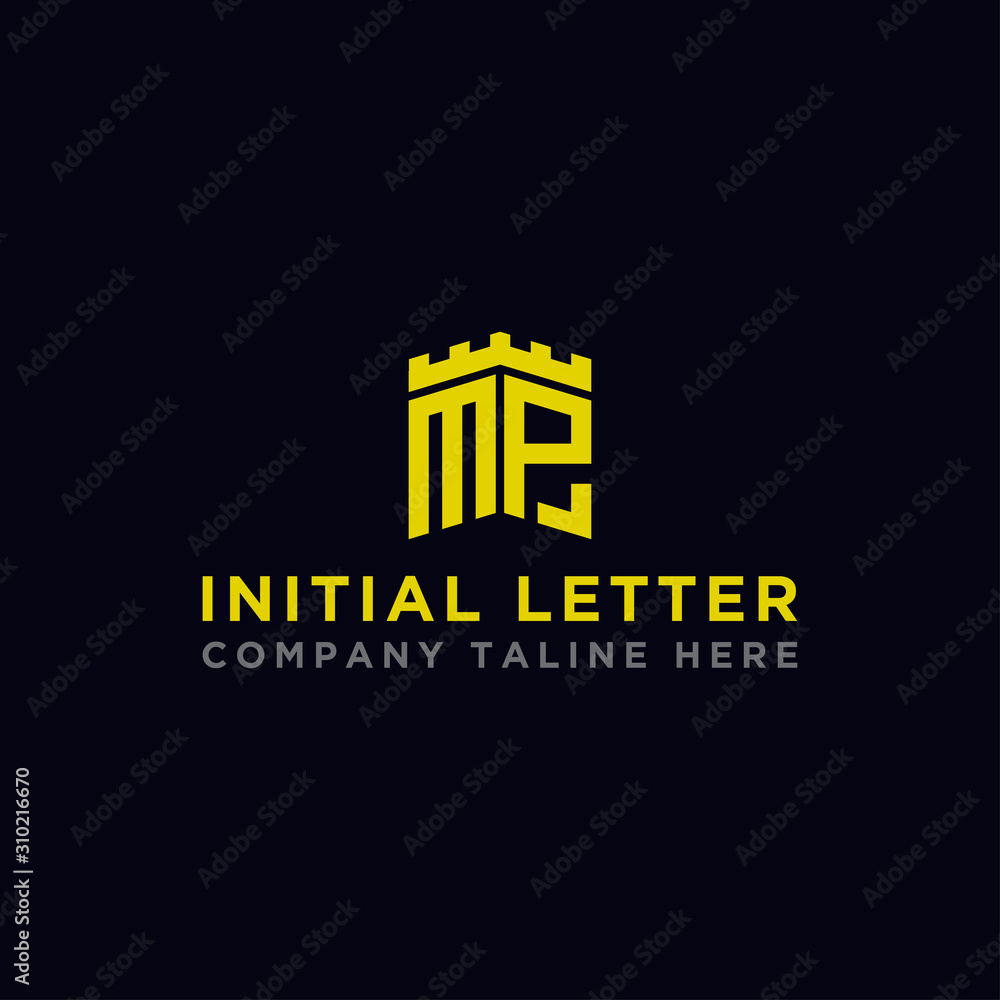 Inspiring company logo designs from the initial letters of the MP logo icon. -Vectors