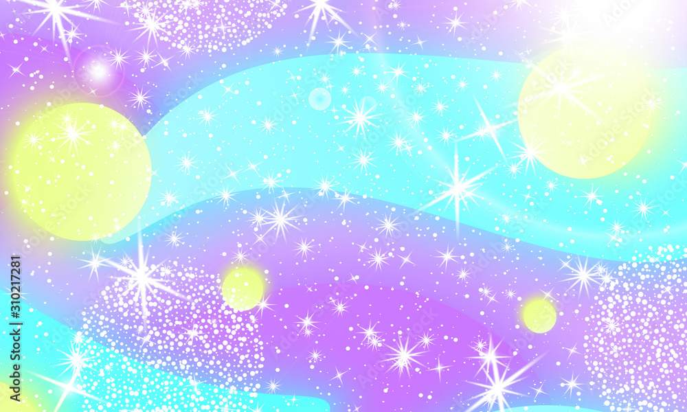 Fairy background. Unicorn pattern. Fairy background. Unicorn pattern.