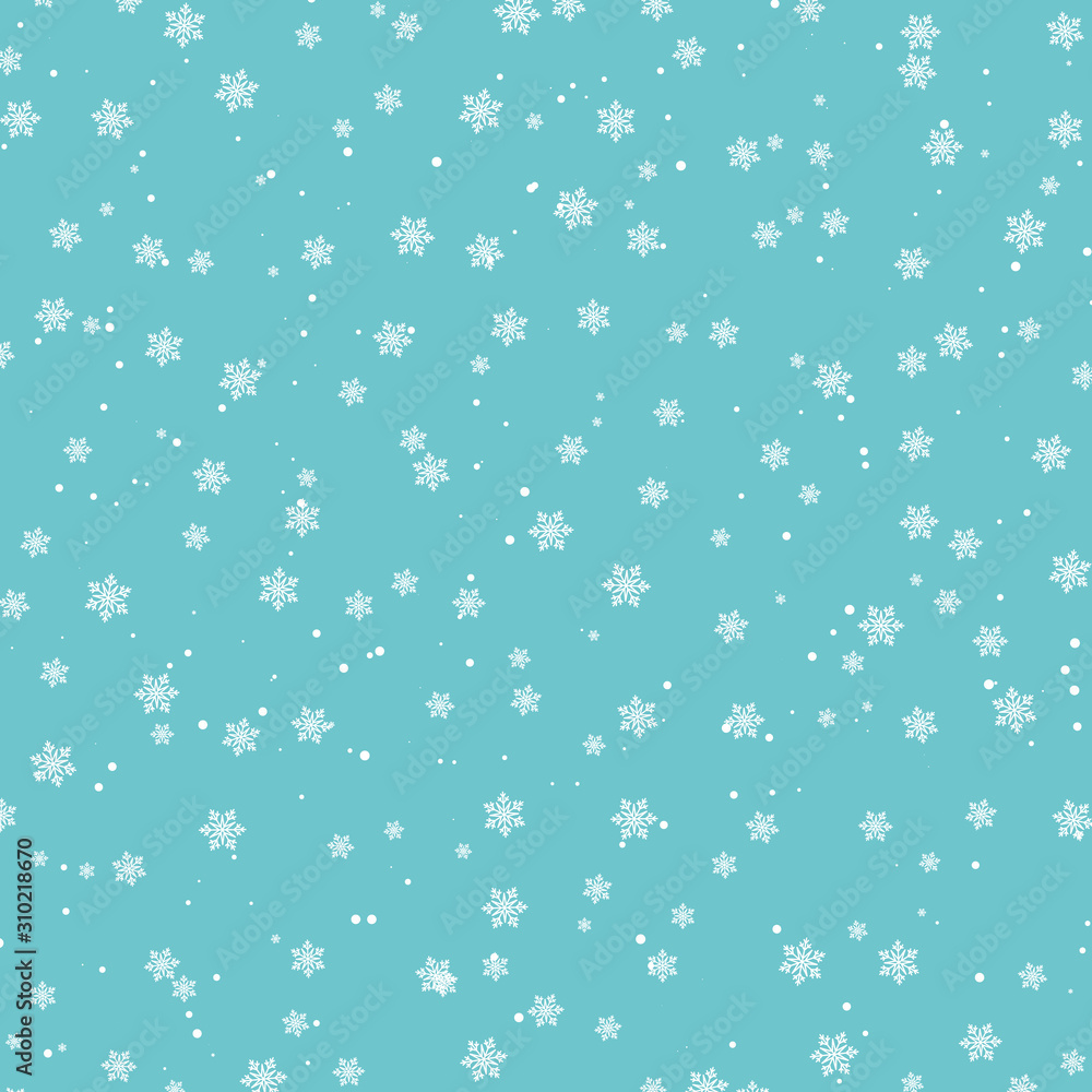 Snow pattern. Vector illustration. Falling snow. Snow pattern. Vector illustration. Falling snow.