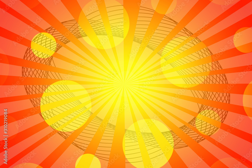 Fototapeta premium abstract, orange, yellow, wallpaper, illustration, design, light, color, red, pattern, graphic, art, wave, texture, lines, backgrounds, backdrop, bright, decoration, colorful, waves, blur