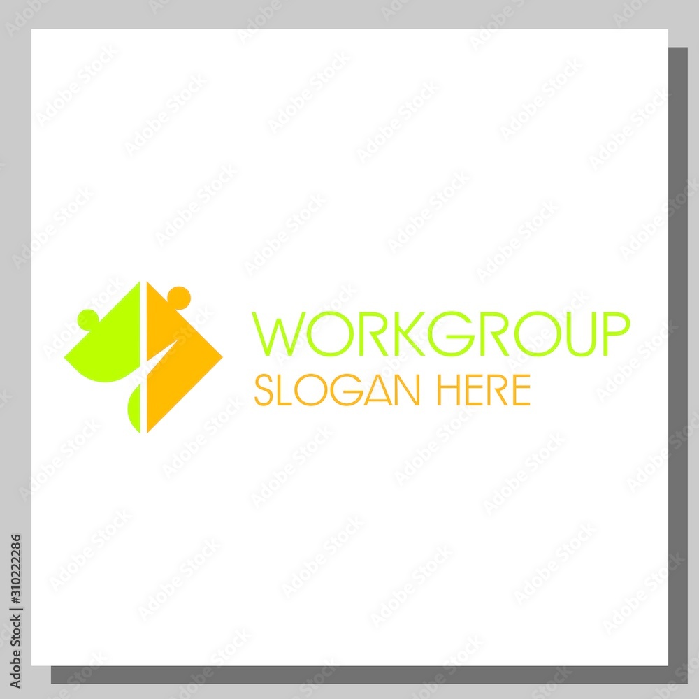 workgroup logo, can be used for website and company logos workgroup logo, can be used for website and company logos