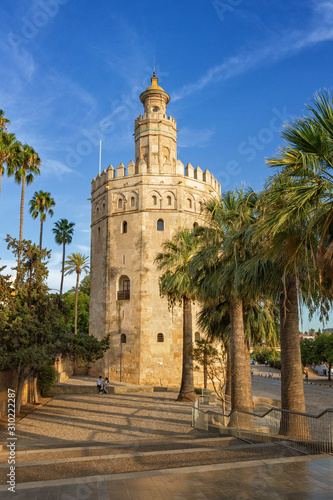 Torre del Oro, Tower of Gold, Seville, Spain 