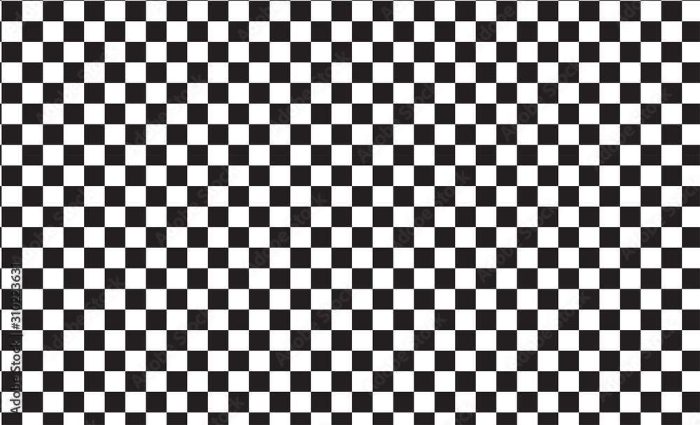 White and Black seamless checkered pattern.