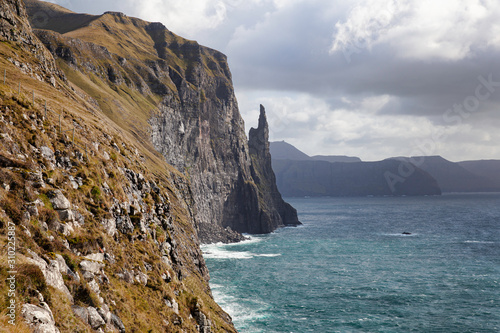 Trollkonufingur Viewpoint  Faroe Islands