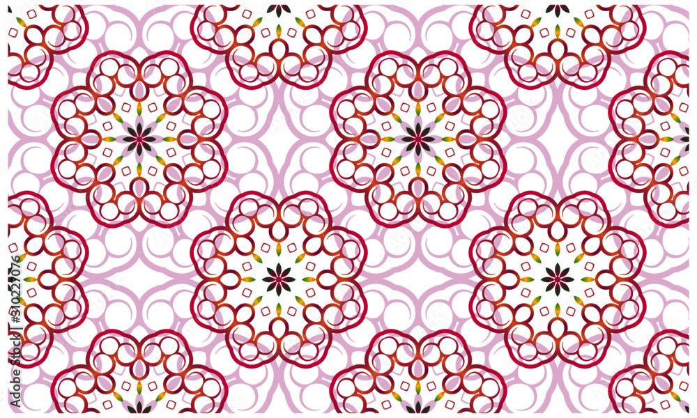 Colour beautiful flower seamless pattern Colour beautiful flower seamless pattern