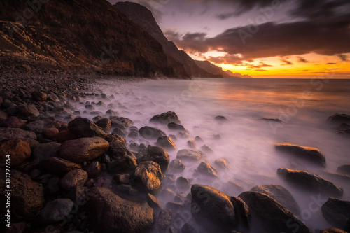 Gran Canaria coastline with great cliffs and views to Atlantic Ocean. © PawelUchorczak