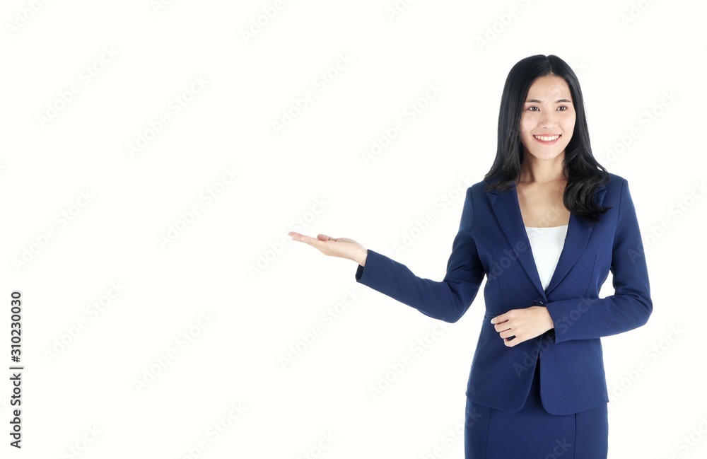 Asian girl standing on white background Asian girl standing on white background
