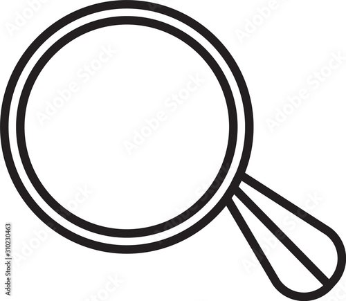 Black line Car mirror icon isolated on white background. Vector Illustration