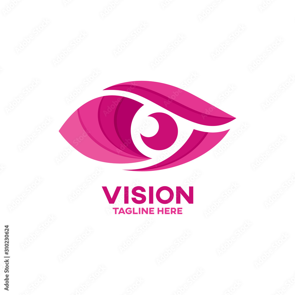 Modern vision and eye logo. Vector illustration. Modern vision and eye logo. Vector illustration.