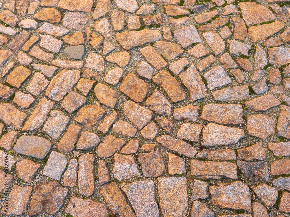 Obraz premium Kopfsteinpflaster