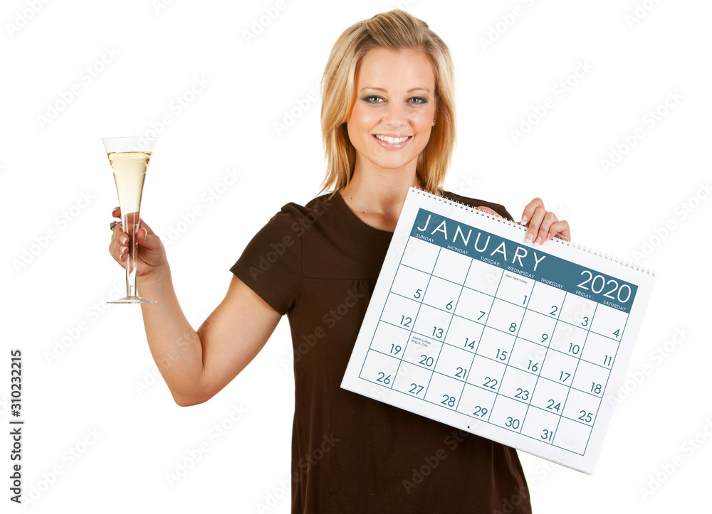 2019 Calendar: Toasting New Year 2019 2019 Calendar: Toasting New Year 2019