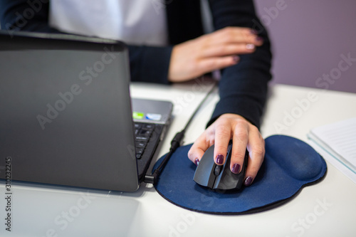 businessman working on computer