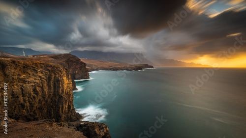 Gran Canaria coast near Agaete in Canary Islands. © PawelUchorczak
