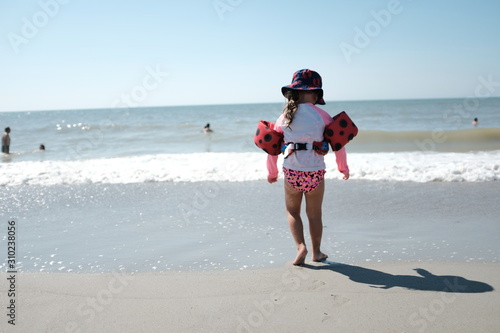 Girl and beach