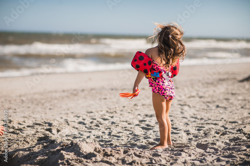 Girl and beach