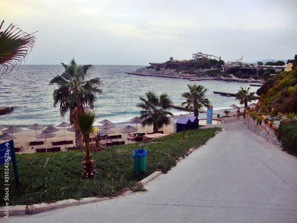beach in kusadasi turkiye