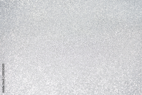 Obraz na płótnie Silver Glitter background. Holiday, Christmas, Valentines, Beauty and Nails abstract texture. w salonie
