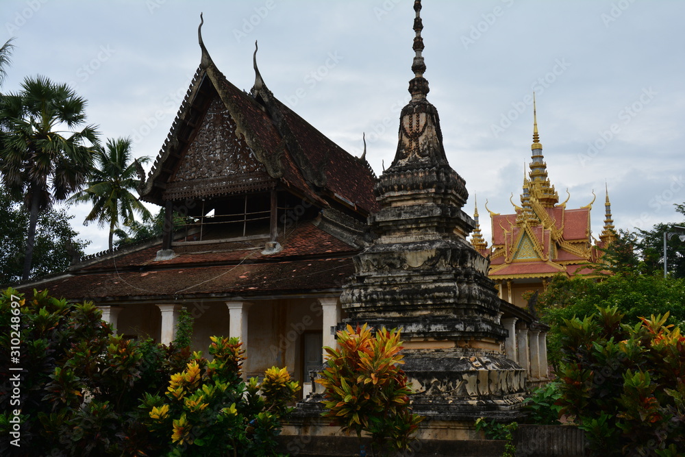 Fototapeta premium Temple Battambang Cambodge