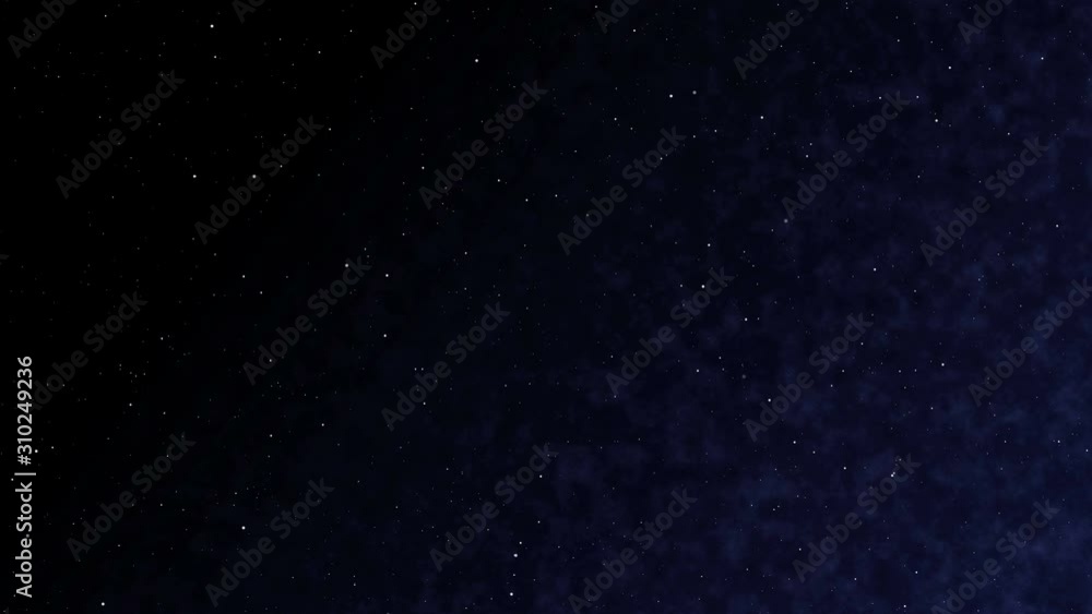 loopable cloudy stars black empty space, 4k loopable cloudy stars black empty space, 4k