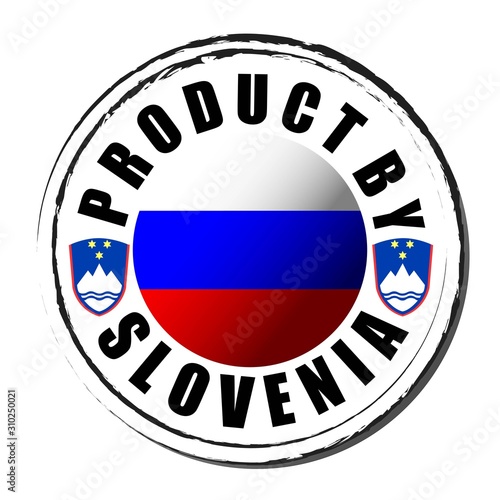 Free Download Made in Slovenia coloring the flag. Symbol. Product by. - GFXLoad