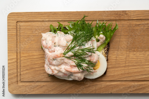 Skagenröra on smörrebröd