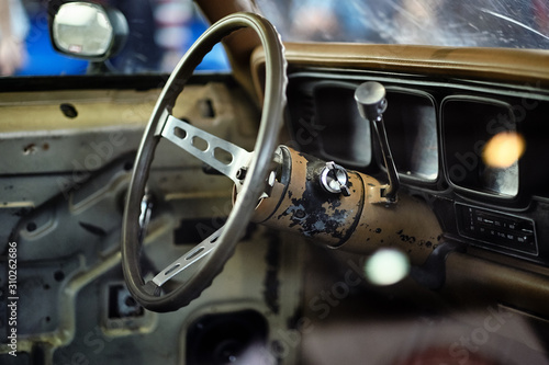 Interior oldtimer American car © Anton