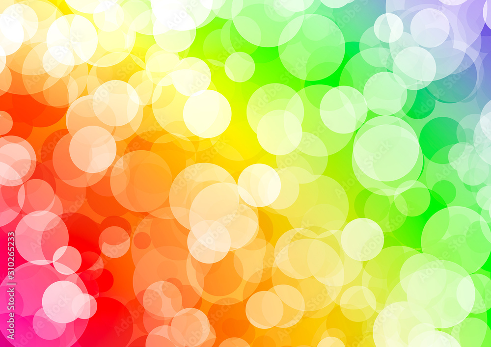 Bokeh abstract texture and colorful gradient background