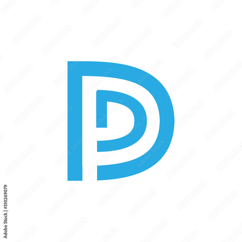 Line logo concept initial letter d for business vector eps 10 Line logo concept initial letter d for business vector eps 10